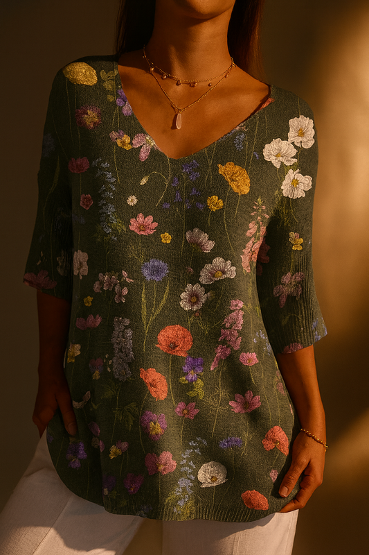 Soft-Drape Knit Top