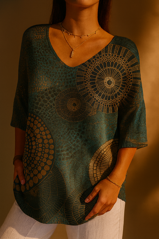 Comfort-Stretch Knit Top