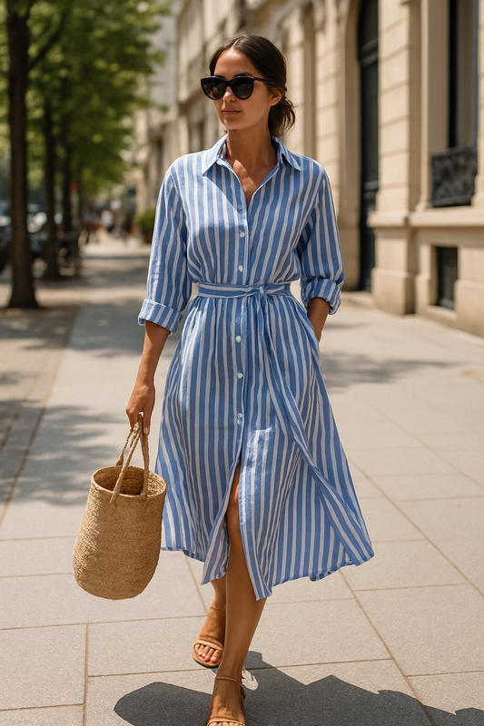 Timeless Comfort Stripe Dress