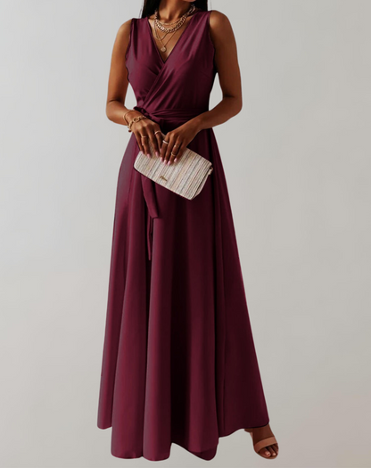 Elegant Silhouette Maxi Dress