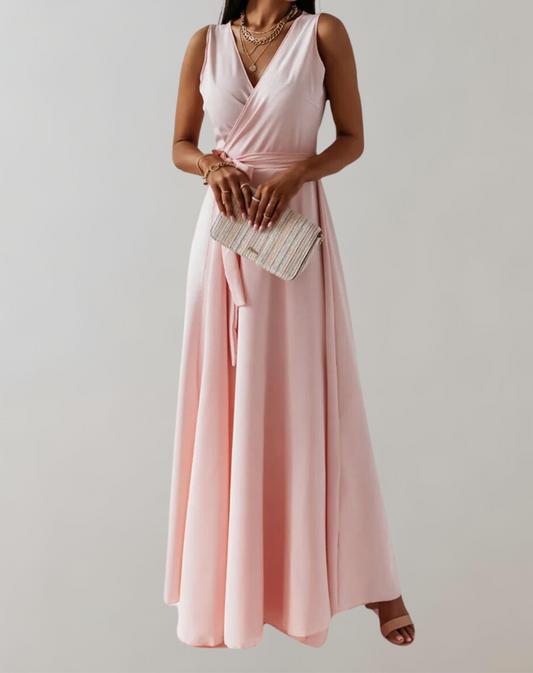 Elegant Silhouette Maxi Dress