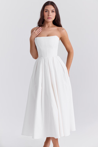Elegant-Shape Midi Sundress