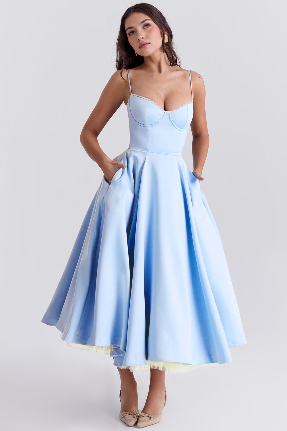 Elegant Lift Midi Dress