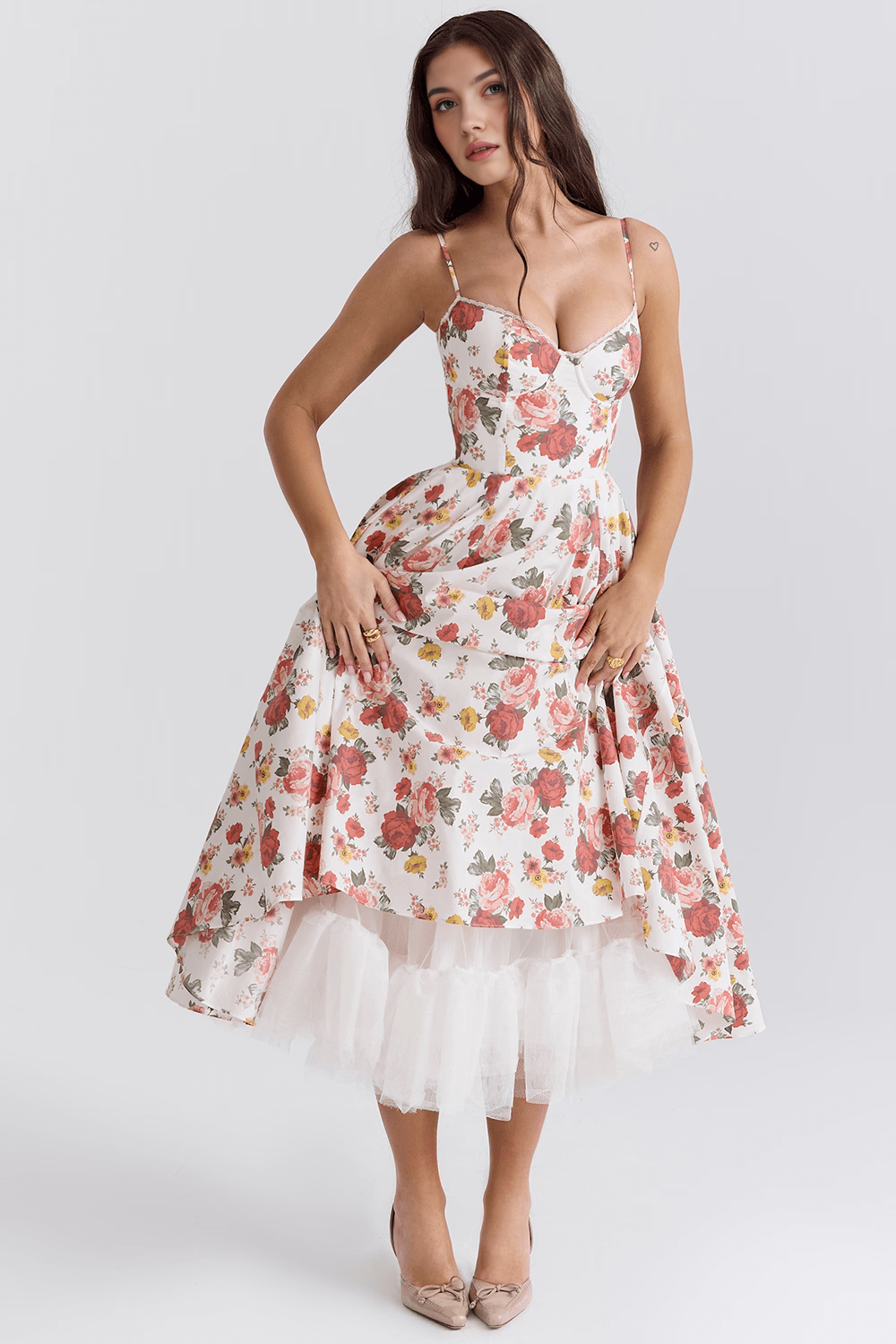 Elegant Lift Midi Dress