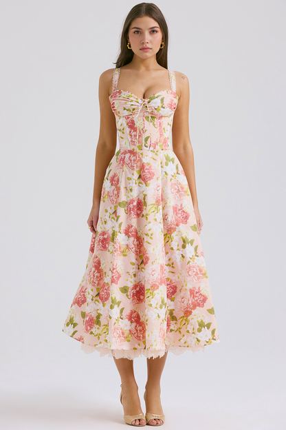 Floral Charm Midi Dress