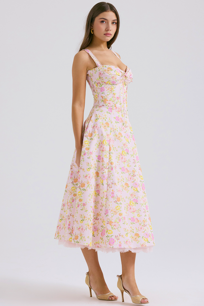 Floral Charm Midi Dress