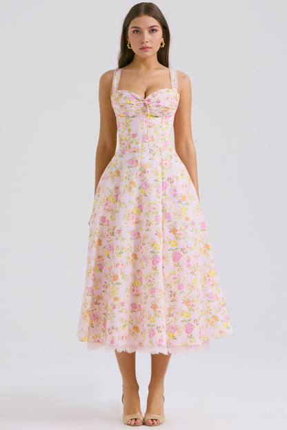 Floral Charm Midi Dress