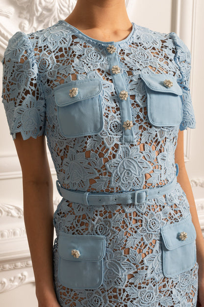 Floral Elegance Mini Dress