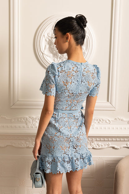 Floral Elegance Mini Dress