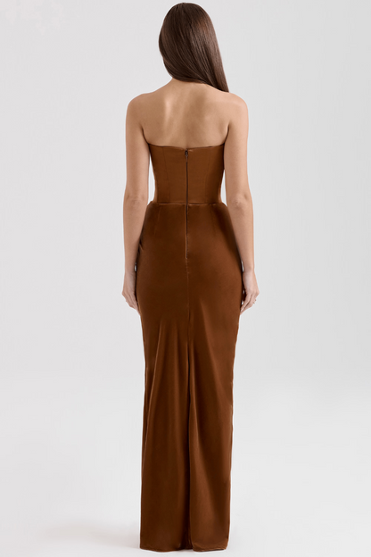 Mint Satin Gown for Effortless Elegance