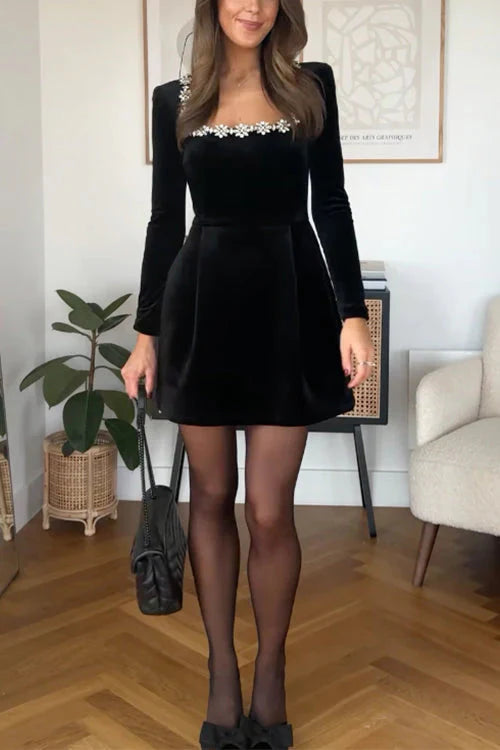 Luxe Velvet Soirée Dress
