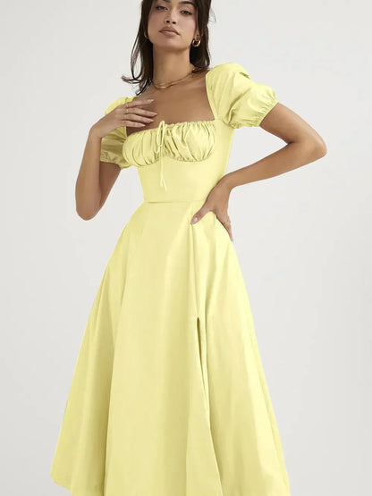Floral-Breeze Midi Dress