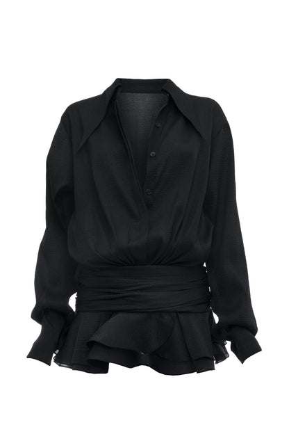 Stand Out Ruched Mini Dress