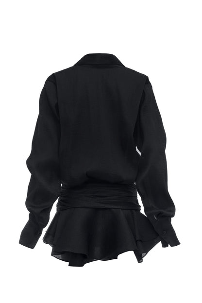 Stand Out Ruched Mini Dress