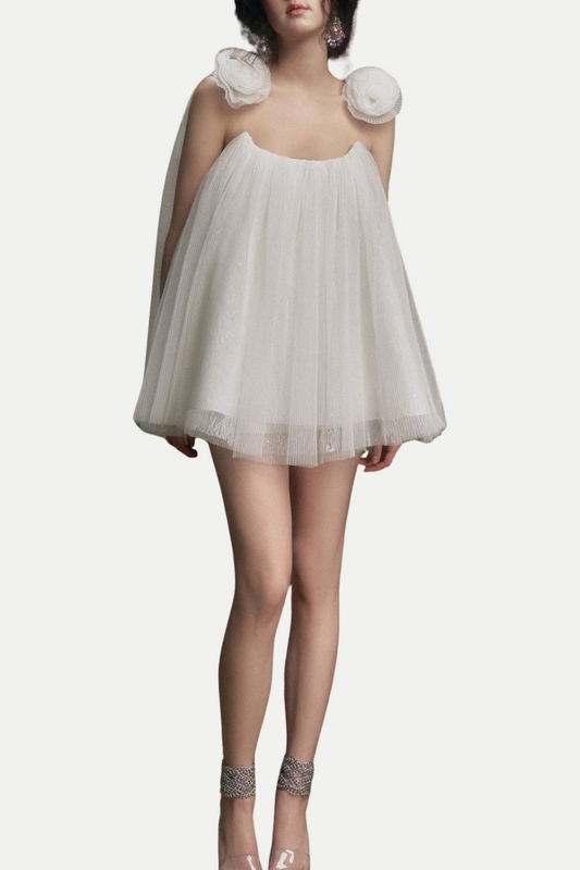 Effortless Elegance Floral Mini Dress