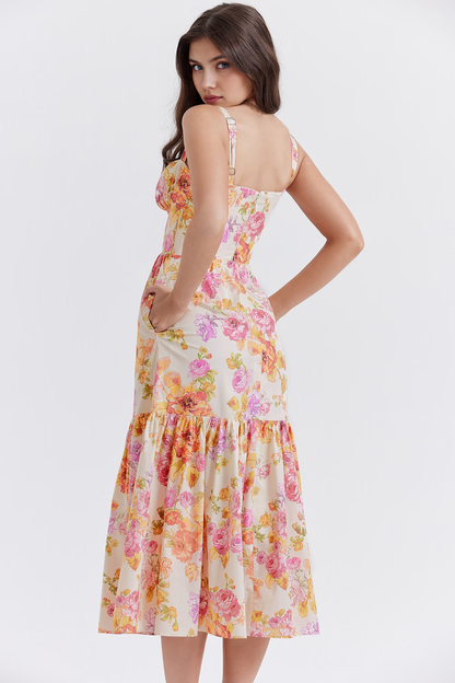 Feminine Flair Midi Dress