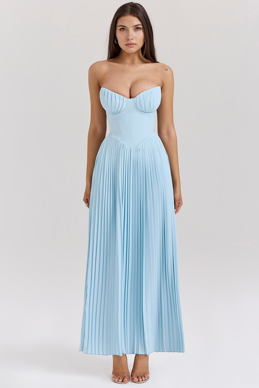 Celeste Blue Midi: Effortless Elegance