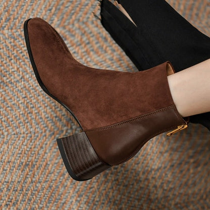 Cushioned Suede Boots