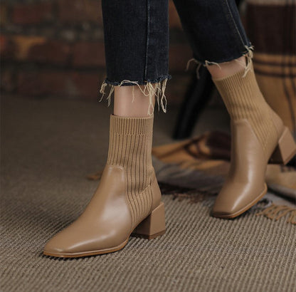 Comfort-Heel Ankle Boots