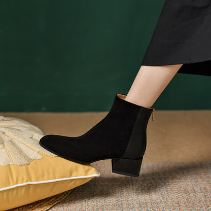 Cushioned Suede Boots