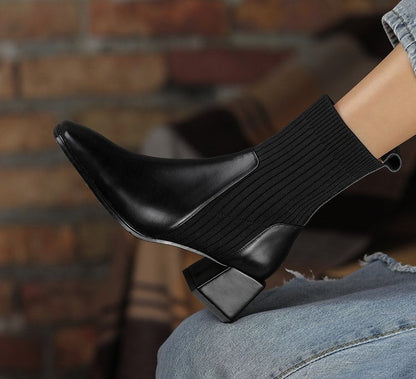 Comfort-Heel Ankle Boots