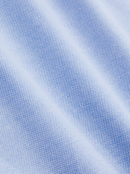 Office-Ready Tailored Blue Shirt