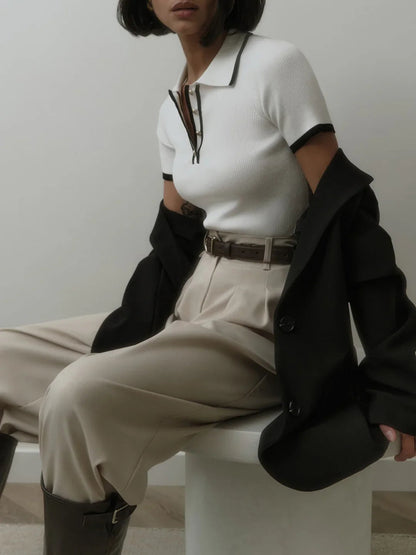 Effortlessly Chic Knit Top
