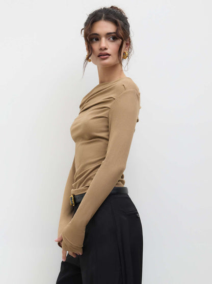 Effortless Asymmetry Style Top