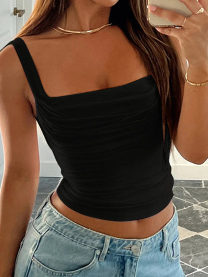 Elegant Square Neck Cami Top