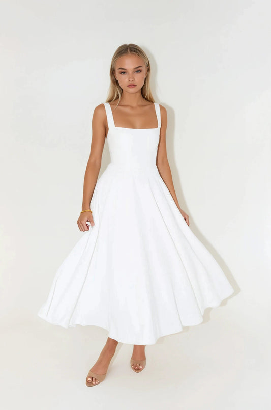 Sophisticated Midi Dress for Effortless Elegance
