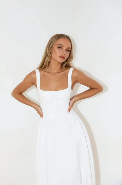 Sophisticated Midi Dress for Effortless Elegance