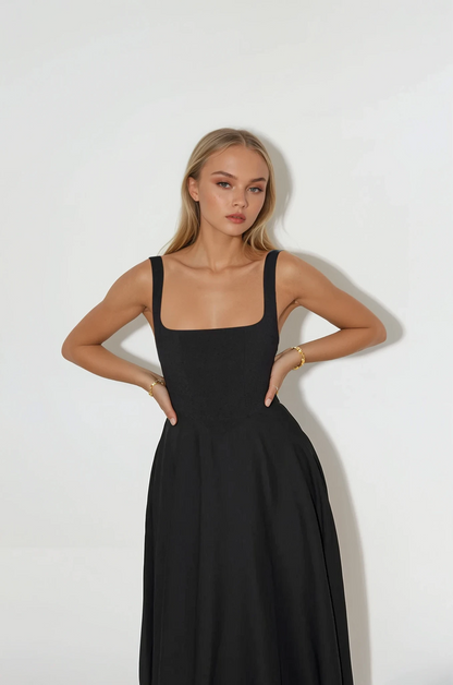 Sophisticated Midi Dress for Effortless Elegance