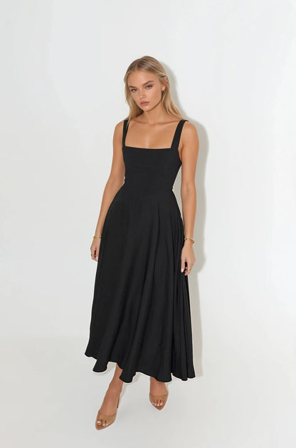 Sophisticated Midi Dress for Effortless Elegance