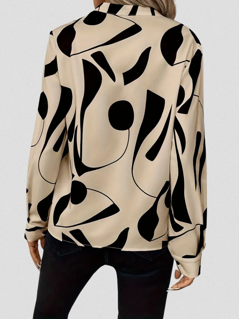 Flattering V-Neck Blouse