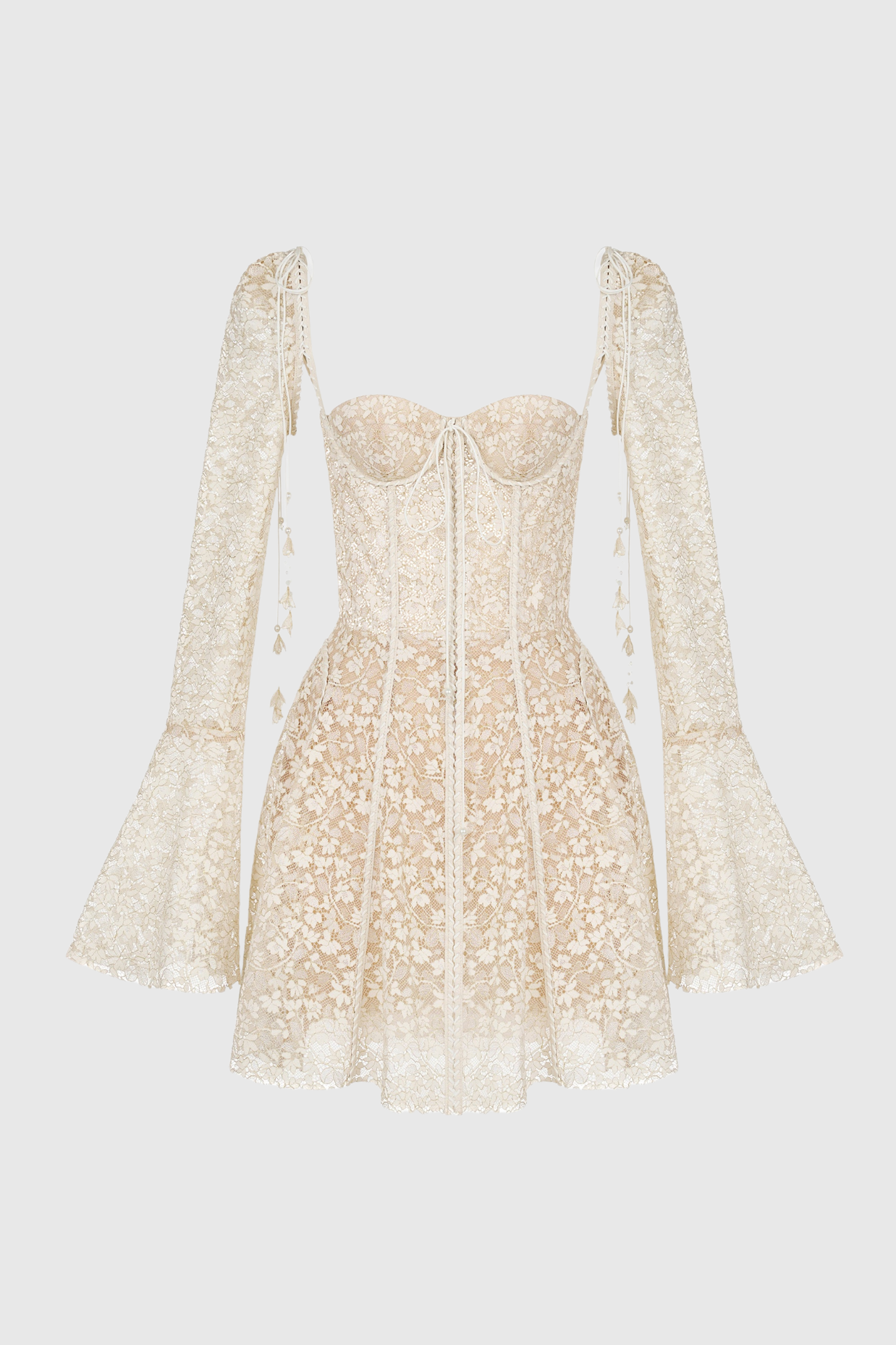 Elegant Lace Mini Statement Dress