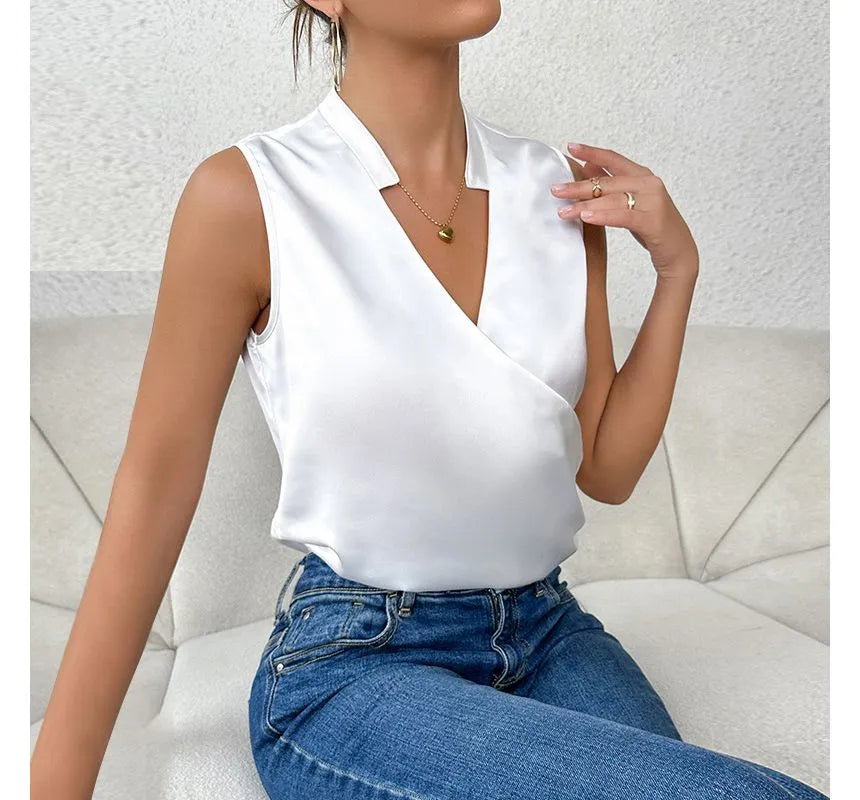 Chic Comfort V-Neck Blouse