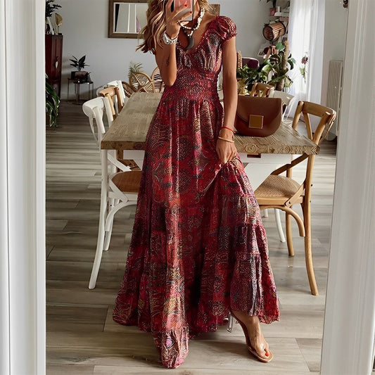 Effortless Boho Elegance Maxi Dress
