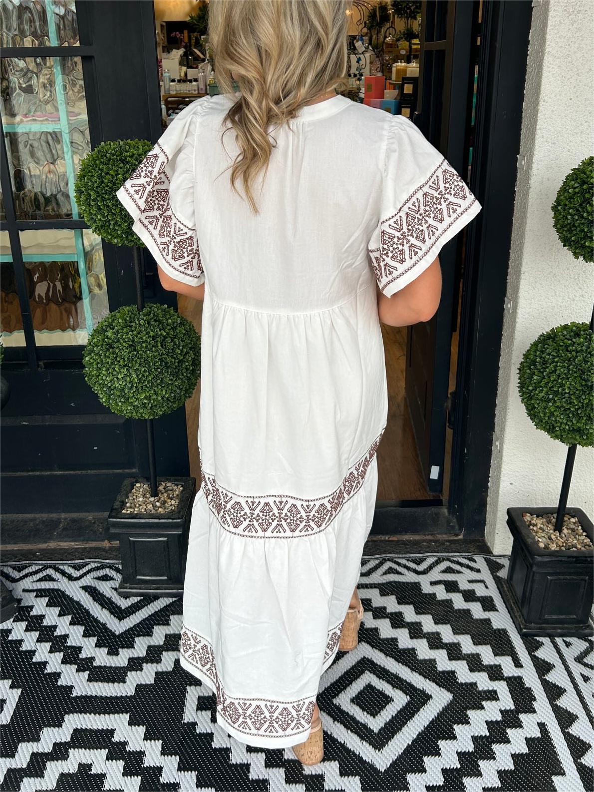 Effortless Boho Elegance Midi Dress