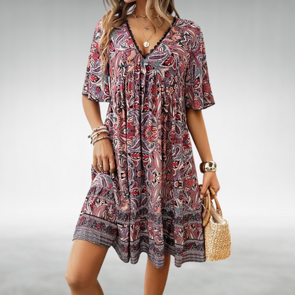 Effortless Boho Chic Swing Dress