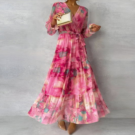Elegant Pleated Summer Dress