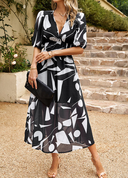 Effortless Floral Elegance Dress