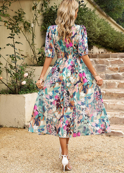 Effortless Floral Elegance Dress