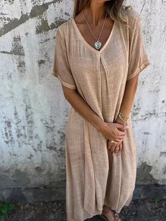 Effortless Elegance Summer Midi Dress