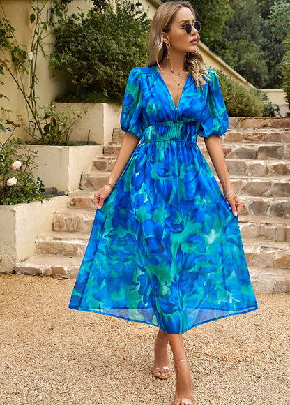 Effortless Floral Elegance Dress