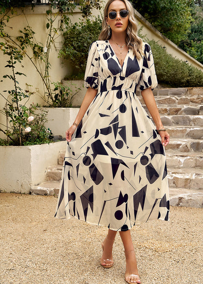 Effortless Floral Elegance Dress