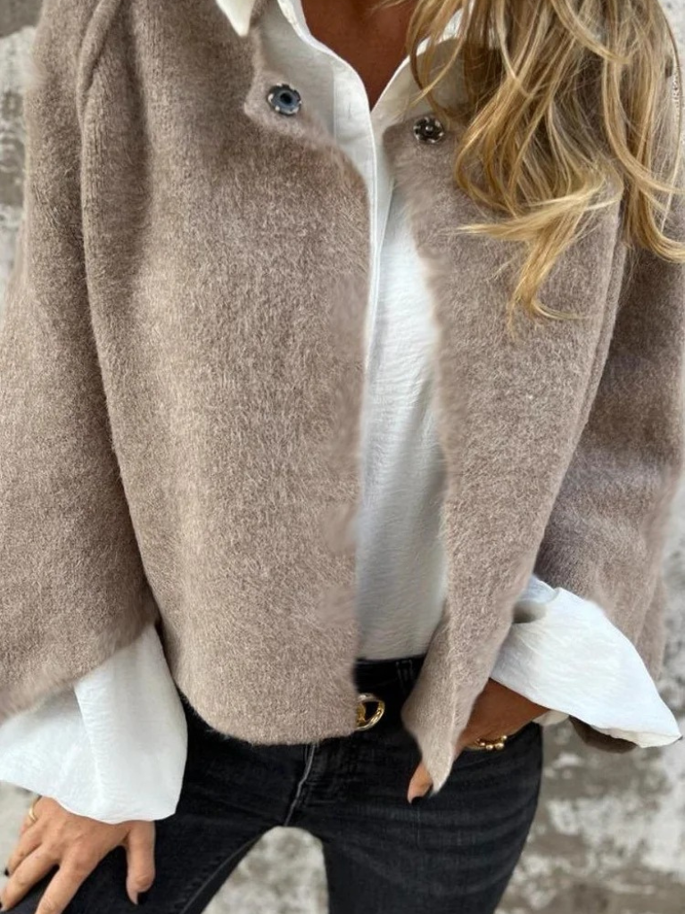 Luxe Cashmere-Blend Cardigan