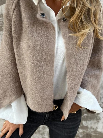 Luxe Cashmere-Blend Cardigan