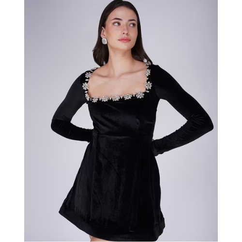 Luxe Velvet Soirée Dress
