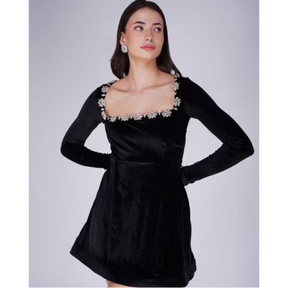 Luxe Velvet Soirée Dress