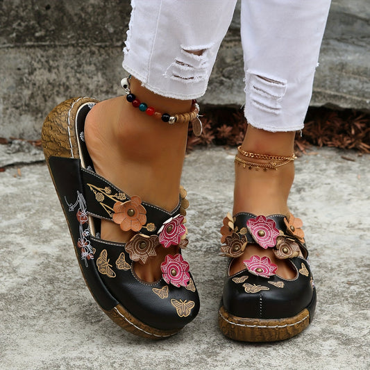 Elegant Comfort Wedge Sandals
